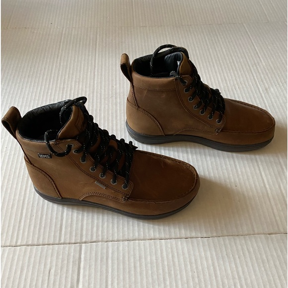 Lems Waterproof Leather Boulder Boot Weathered Unisex Umber Size 9 - Picture 10 of 16